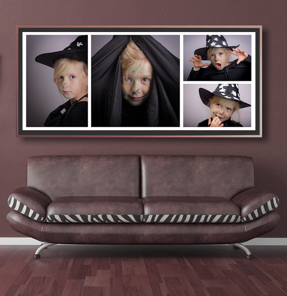 Impression portrait enfant grand format