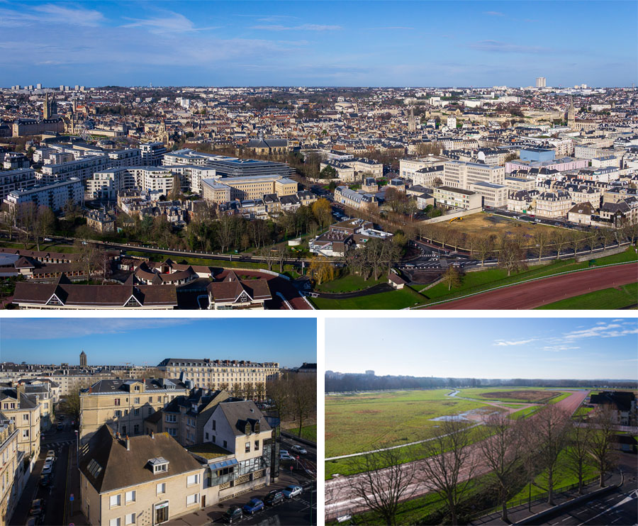photo aerienne vue balcon pour promoteur